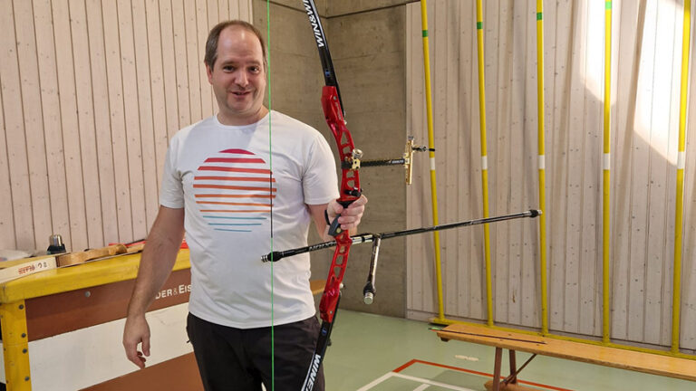 Il campione Thomas Rufer all’Associazione di Lugano per insegnare la tecnica dell’arco ricurvo