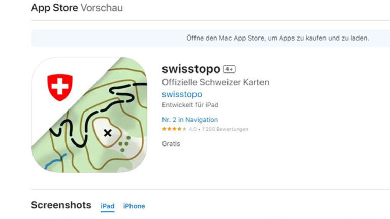 Comodamente in viaggio: una nuova carta interattiva nell’app Swisstopo