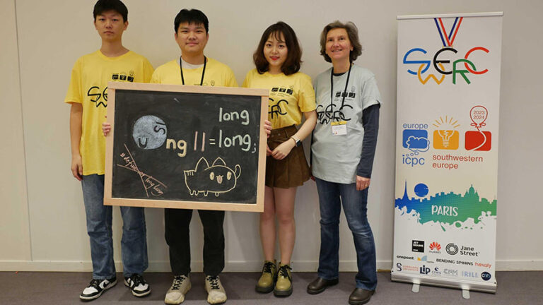 SWERC 2023: due squadre di informatici dell’USI alla Sorbona di Parigi