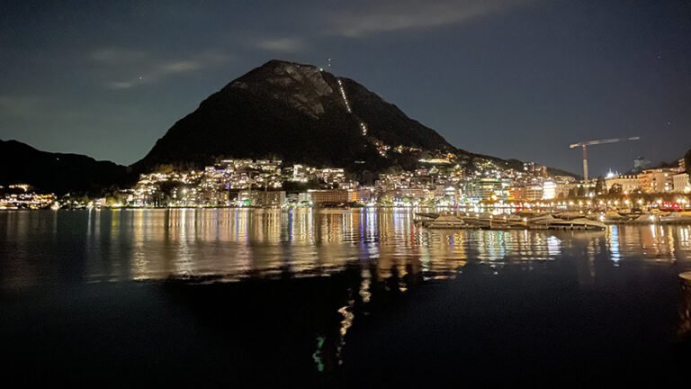 Lugano: in vetta al Monte San Salvatore anche la sera