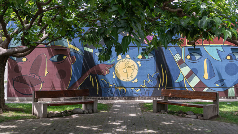 Mendrisio: opera d’arte urbana dell’artista indipendente Antoine Deprez