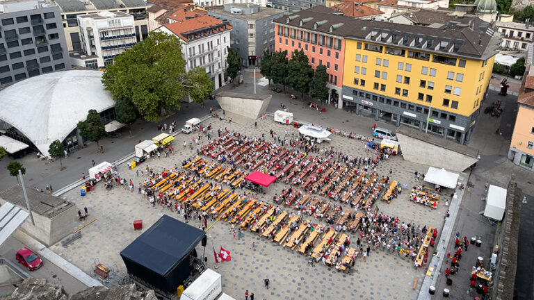 A Bellinzona grande festa in piazza per il Natale della Patria