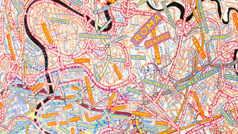 Le mappe grafiche di Paula Scher, veri e propri capolavori