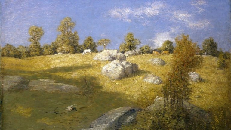 Il pittore americano Julian Alden Weir amante dell’Impressionismo
