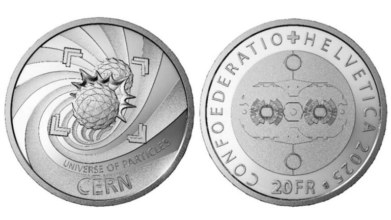 Nuova moneta speciale d’argento «CERN»: la ricerca a portata di mano