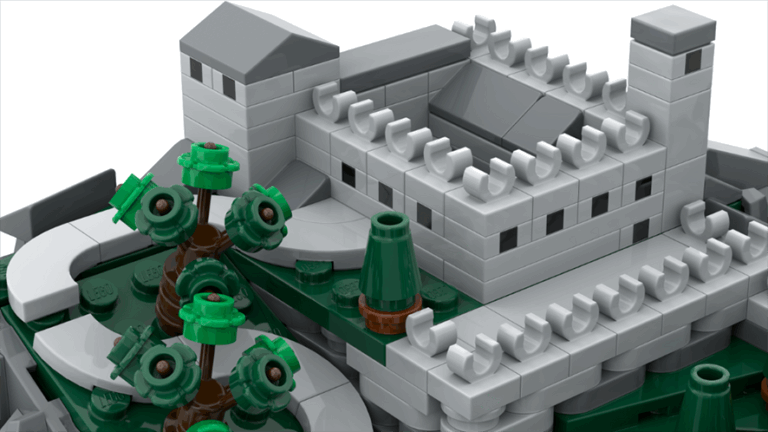 Missione compiuta: 10.000 voti a favore del modellino LEGO della Fortezza di Bellinzona