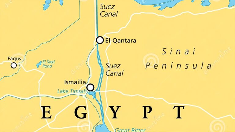 Nave portacontainer nel Canale di Suez" o "Rotta petrolifera nel Canale di Suez