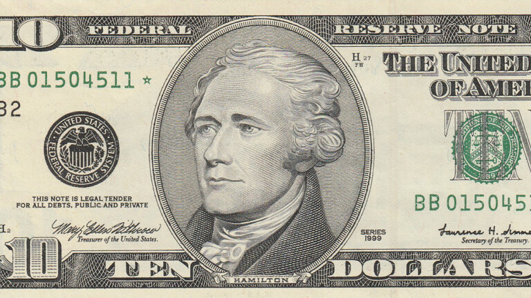 Presidente sul Dollaro: il valore dei 10 dollari di Alexander Hamilton