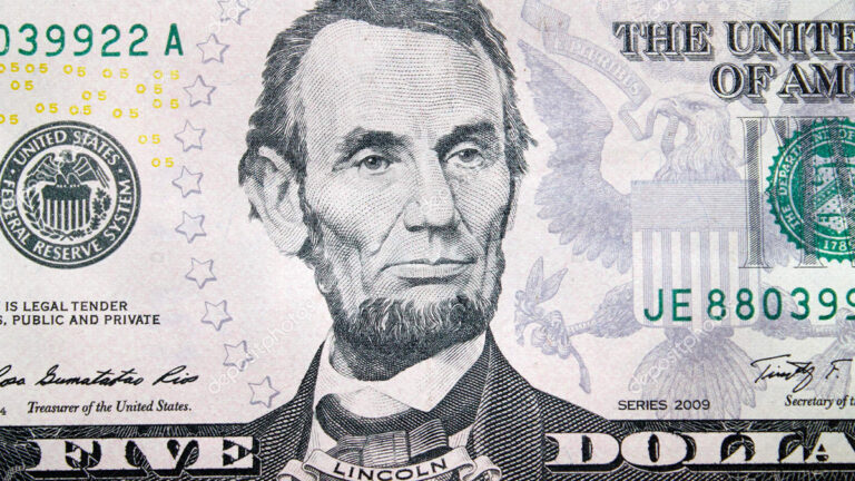 Il valore reale dei 5 dollari di Abraham Lincoln