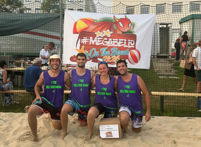 Megabello On The Beach 2026: spettacolo e divertimento sulla sabbia di Pregassona